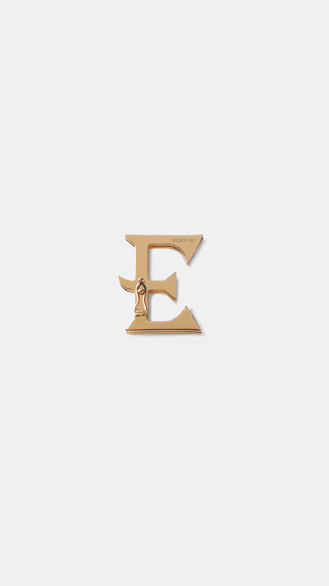 Gold Charm E